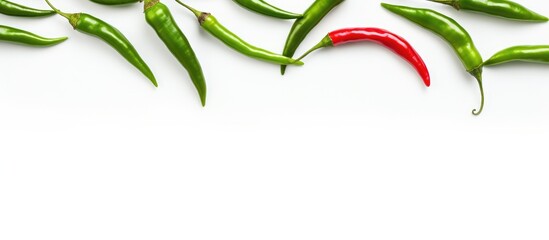 Poster - Row of assorted bell peppers