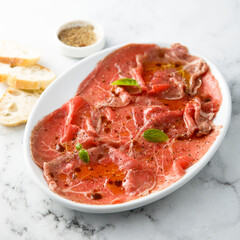 Poster - Homemade beef carpaccio