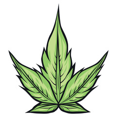 cannabis leaf