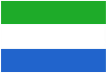 Sierra leone flag illustrator country flags