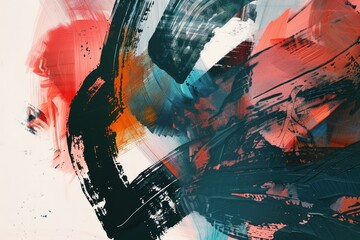Poster - Detailed close-up of a painting of a person. Suitable for art and design projects