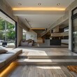 b'Modern Asian house interior design'