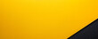 © alexandre - Yellow paper on the right side minimalistic background. Top view, flat lay with copy space for text