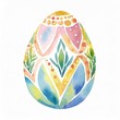 Namalowane jajko wielkanocne ilustracja