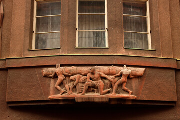 Wall Mural - Monumental architecture in the old town of Prague, Czech Republic