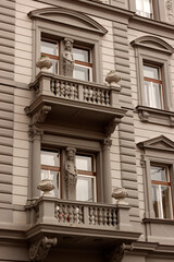 Wall Mural - Classic apartment block in the old town of Prague, Czech Republic