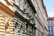 Monumental architecture in the old town of Prague, Czech Republic