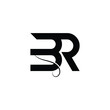 Initial letter BR logo design creative modern symbol icon monogram
