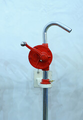 Rotary hand water pump set for work