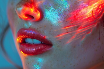 Poster - This image features abstract soft bokeh lights with a gradient from bright to dark, creating an atmospheric backdrop effect