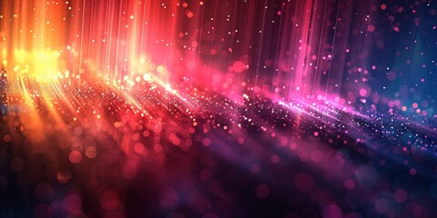 Poster - A colorful, abstract background with a lot of sparkles