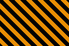 Warning Yellow Black Diagonal Stripes Line. Safety Stripe Warning Caution Hazard Danger Road Vector Sign Symbol