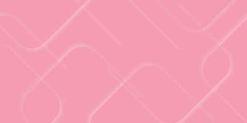 Poster - Abstract soft pink geometric vector background with soft shadow on neutral grey textured background.3d architecture pattern design.Template for branding business.pink paper texture background design.