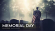 © Darwin Vectorian - Happy memorial day theme background. American flag for Memorial Day, 4th of July