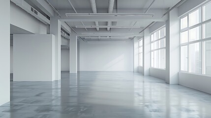 Canvas Print - Empty modern office read