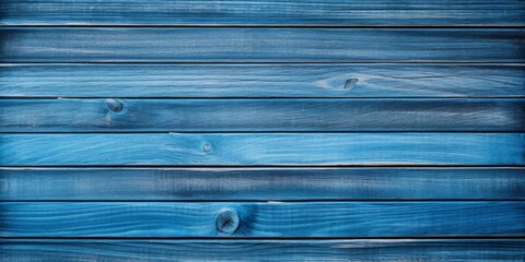 Poster - Rustic Old Weathered Blue Wood Plank Background Texture extreme closeup. High quality photo