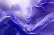 Indigo and amethyst clouds drift through surreal abstract shapes.