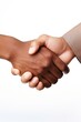 © duyina1990 - b'Business handshake between two people of different skin tones'