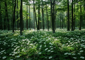 Poster - Calla lilies in the forest