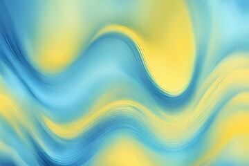 Wall Mural - Abstract gradient smooth Blurred Watercolor Yellow And Blue background image