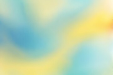 Wall Mural - Abstract gradient smooth Blurred Watercolor Yellow And Blue background image