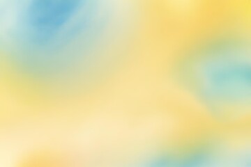 Wall Mural - Abstract gradient smooth Blurred Watercolor Yellow And Blue background image