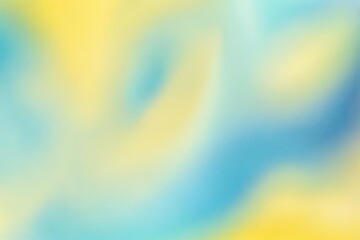 Wall Mural - Abstract gradient smooth Blurred Watercolor Yellow And Blue background image