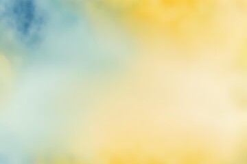 Wall Mural - Abstract gradient smooth Blurred Watercolor Yellow And Blue background image