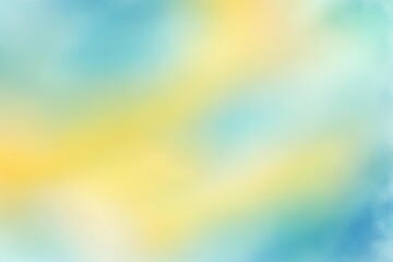 Wall Mural - Abstract gradient smooth Blurred Watercolor Yellow And Blue background image