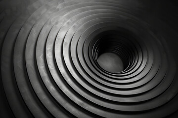 Aufkleber - A series of interlocking circles, each line flowing seamlessly into the next, creating a continuous loop,