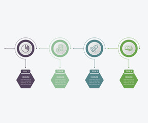  - Business infograph modern style vector