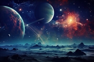 Space background astronomy landscape universe.