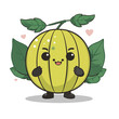 Transparent Melon Fruit Illustration - Fresh and Healthy Vector eps 10