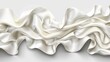   A tight shot of undulating white fabric, suggesting gentle breezes or wind