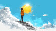 © Shantono - Beautiful blue sky cloudsfor background. Panorama of sky.