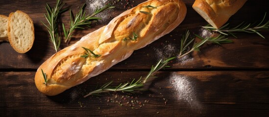 Poster - Loaf of bread with rosemary