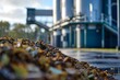 Utilizing Organic Waste for Biogas Production at a Bioenergy Plant. Concept Bioenergy Production, Biogas Plant, Organic Waste Management, Sustainable Energy, Renewable Resources