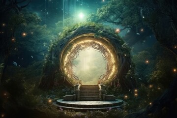 Fairy tale forest astronomy outdoors fantasy