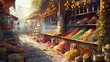 Symphony of Spices: The Fragrant Heart of a Bazaar