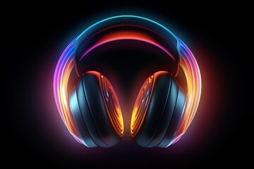 Poster - Pulsating Energy Field Gradients: High-Tech Gadget Advertisement Vision