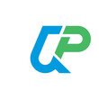 sign of qp letter logo vector icon illustration