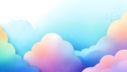 Naklejka na meble Abstract Watercolor Artwork Background Painting Digital Graphic Minimalistic Banner Design