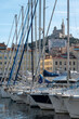 Yachts docked in Vieux-Port, Marseille, France