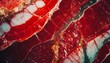 © Lucia - marble with abstract red design
