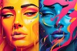 Vibrant Graffiti Art Gradients Indie Film Poster Design