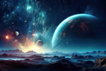 Gorgeous atmosphere planet astronomy universe.