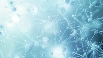 Poster - Abstract neural network style connection backdrop - A visually stimulating background capturing a network of connections that could resemble neural pathways or a communication network