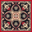 seamless paisley pattern for a bandana textile illustration