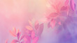 Soft pink and purple gradient leaves, ethereal and light.