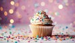© akkash jpg - 'Muffin confetti Cupcake Geburtstag pie cookie birthday cake cream baked tight holiday candle celebrate party surprise children sweet pink blue colourful england us a'